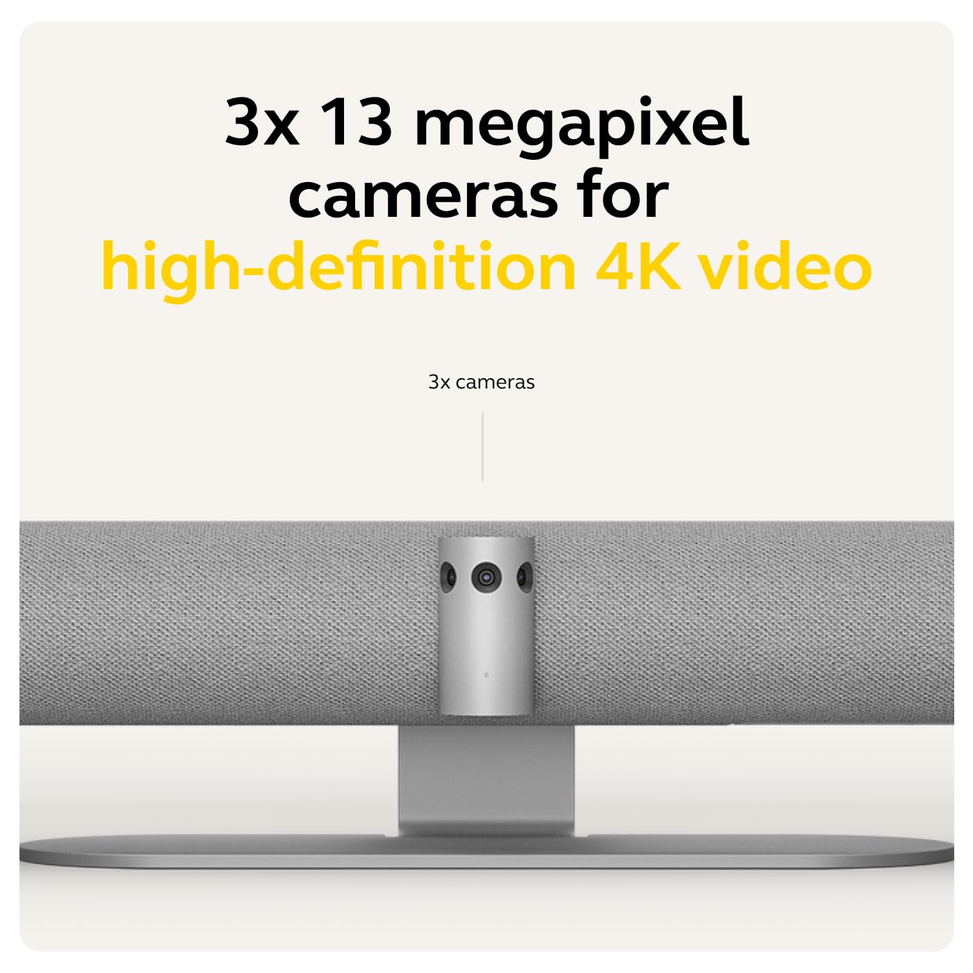 Jabra PanaCast 50 – Câmera de vídeo inteligente panorâmica de 180
